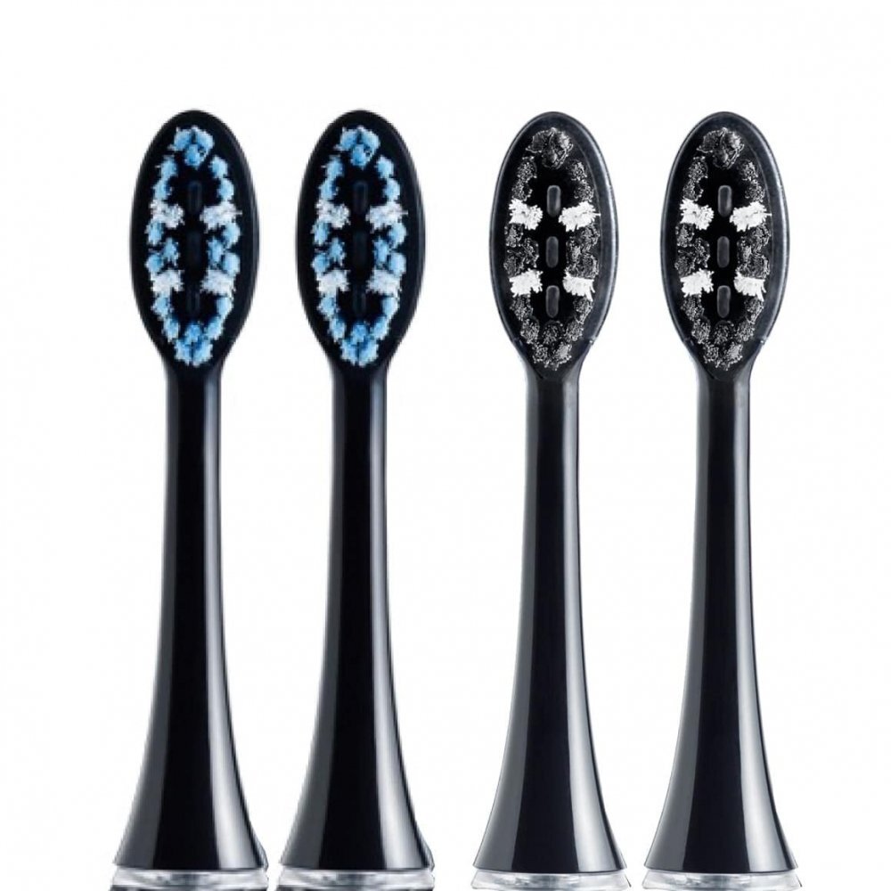 VITAMMY Set 4 rezerve pentru periuta de dinti Pearl Noire