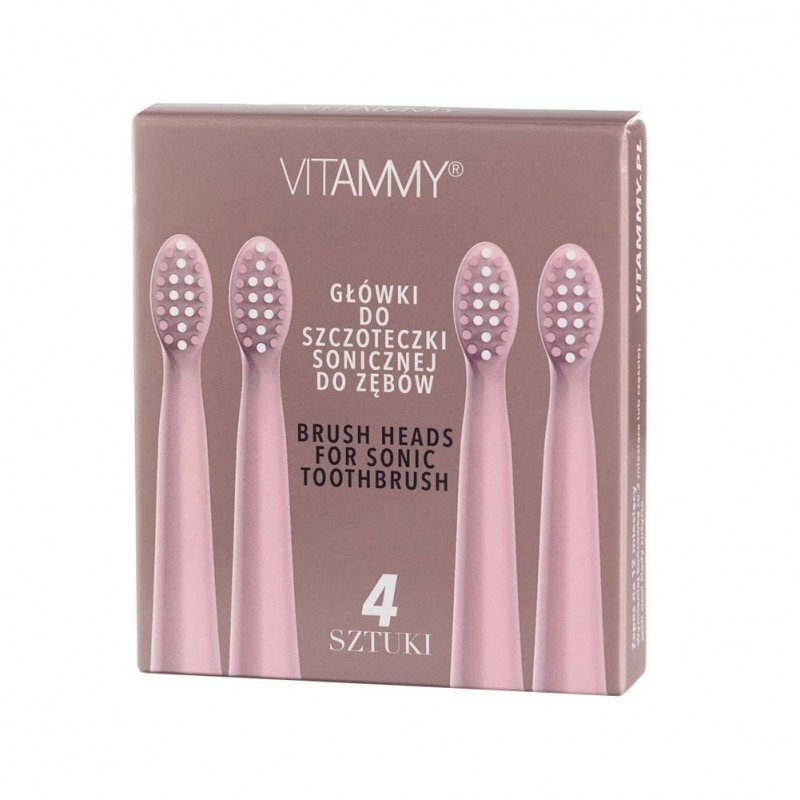 VITAMMY Set 4 rezerve periuta de dinti Harmony roz TH1811-4
