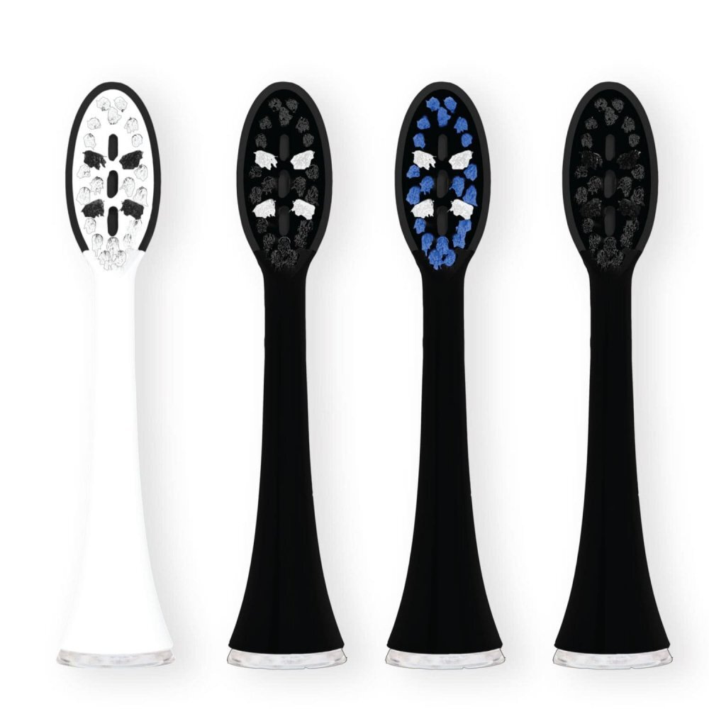 VITAMMY Set 4 rezerve periuta de dinti Onyx Pearl+ Noire Aurum TH1905