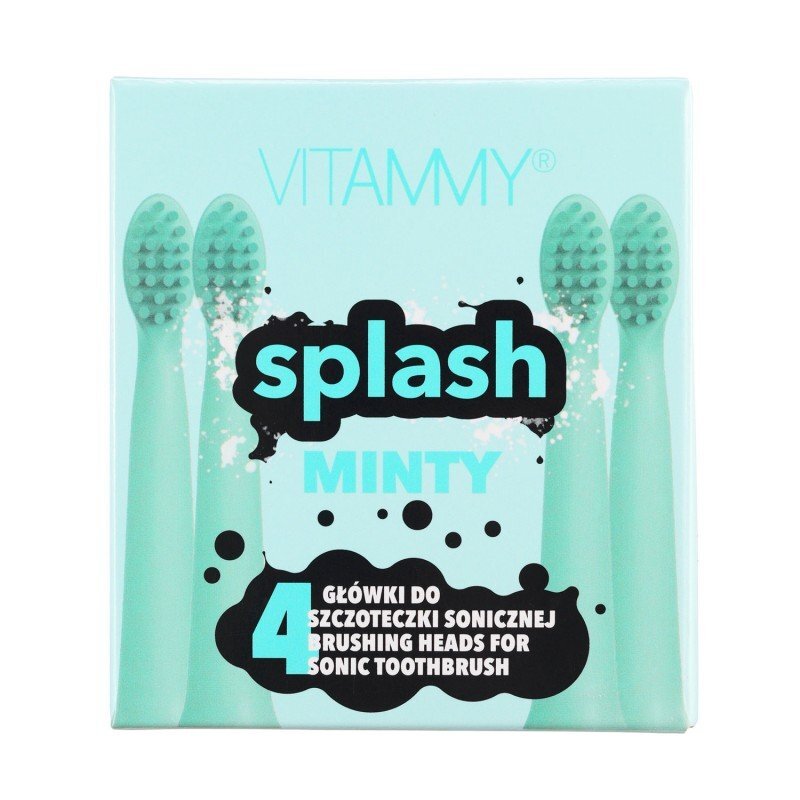 VITAMMY Set 4 rezerve periuta de dinti Splash TH1811-4 Minty menta