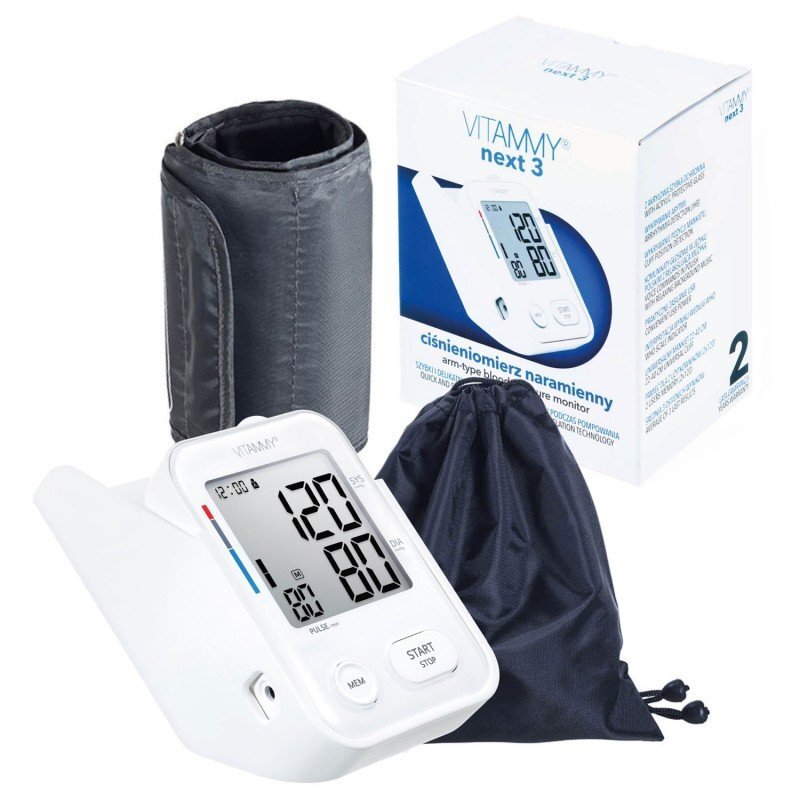 VITAMMY Tensiometru electronic de brat Next 3 manseta 22-40 cm alb