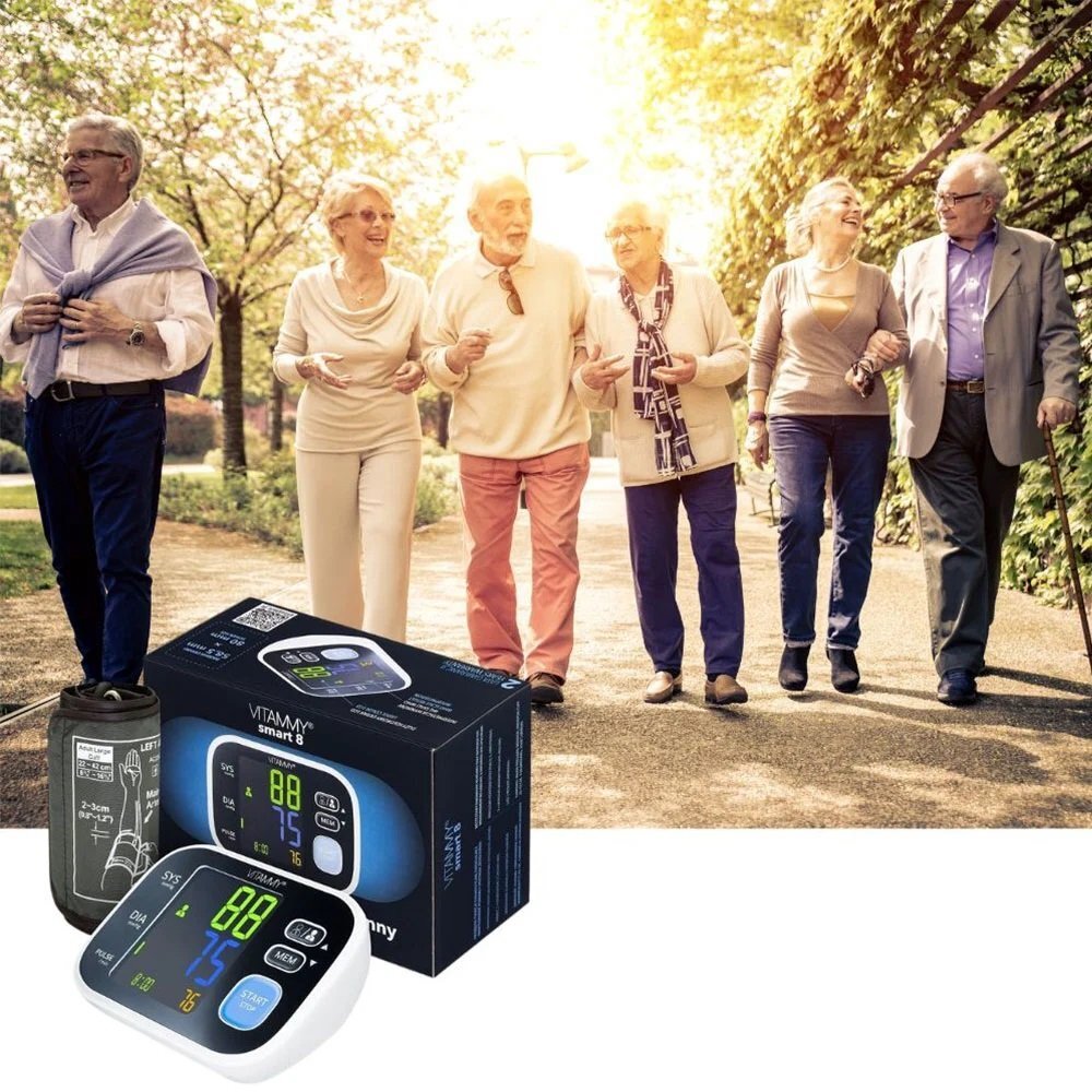 VITAMMY Tensiometru electronic de brat Smart 8 manseta 22 - 42 cm negru