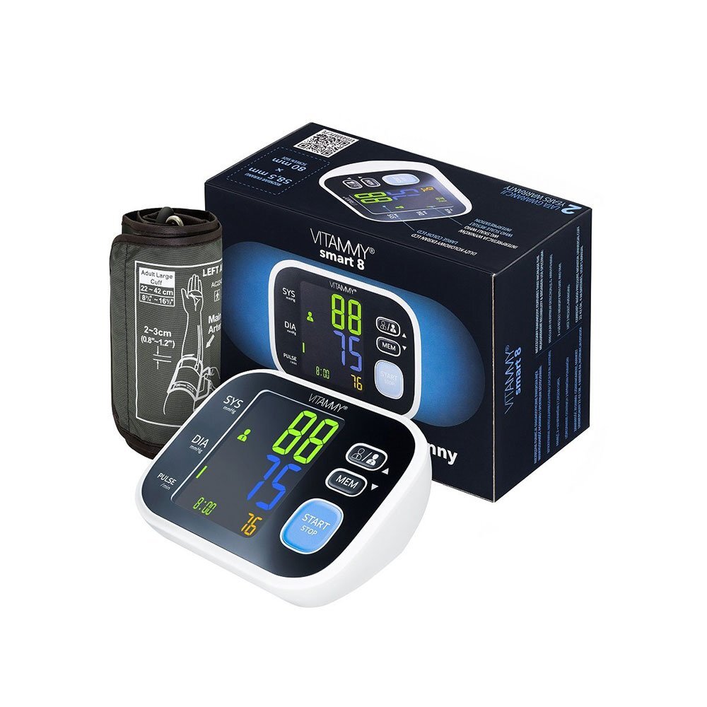 VITAMMY Tensiometru electronic de brat Smart 8 manseta 22 - 42 cm negru