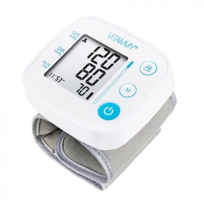 VITAMMY Tensiometru electronic de incheietura Next 0.1 manseta 12.5-21.5 cm alb