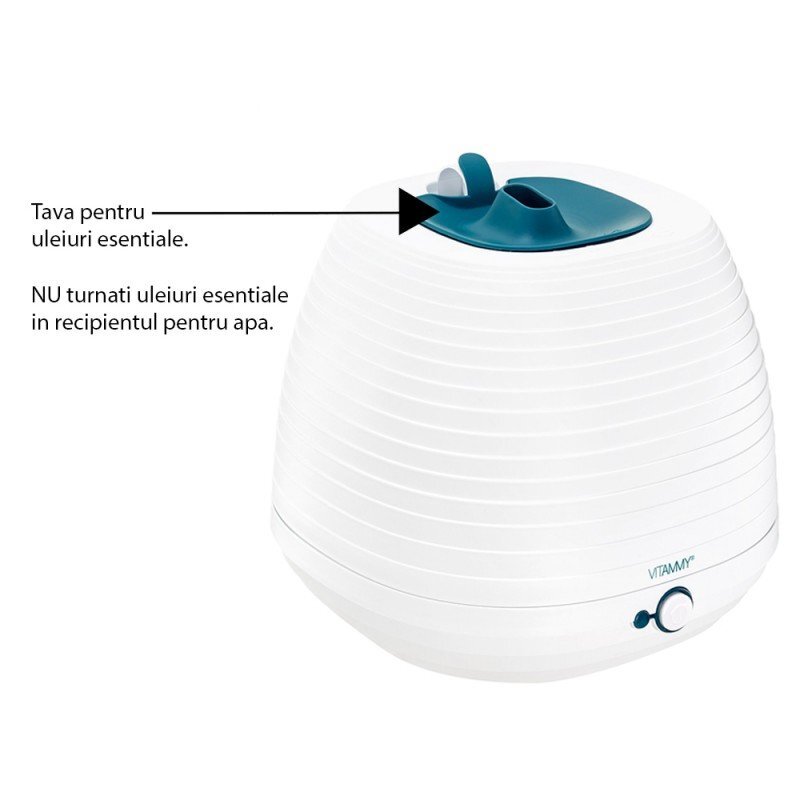 VITAMMY Umidificator de aer cu abur Mist terapeutic cu difuzor aromaterapie
