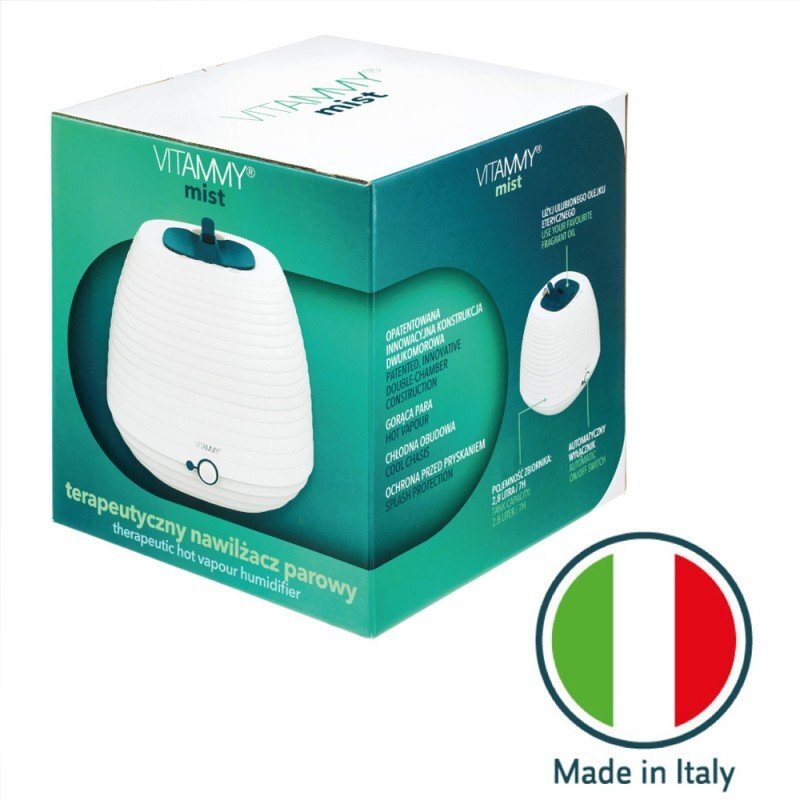 VITAMMY Umidificator de aer cu abur Mist terapeutic cu difuzor aromaterapie