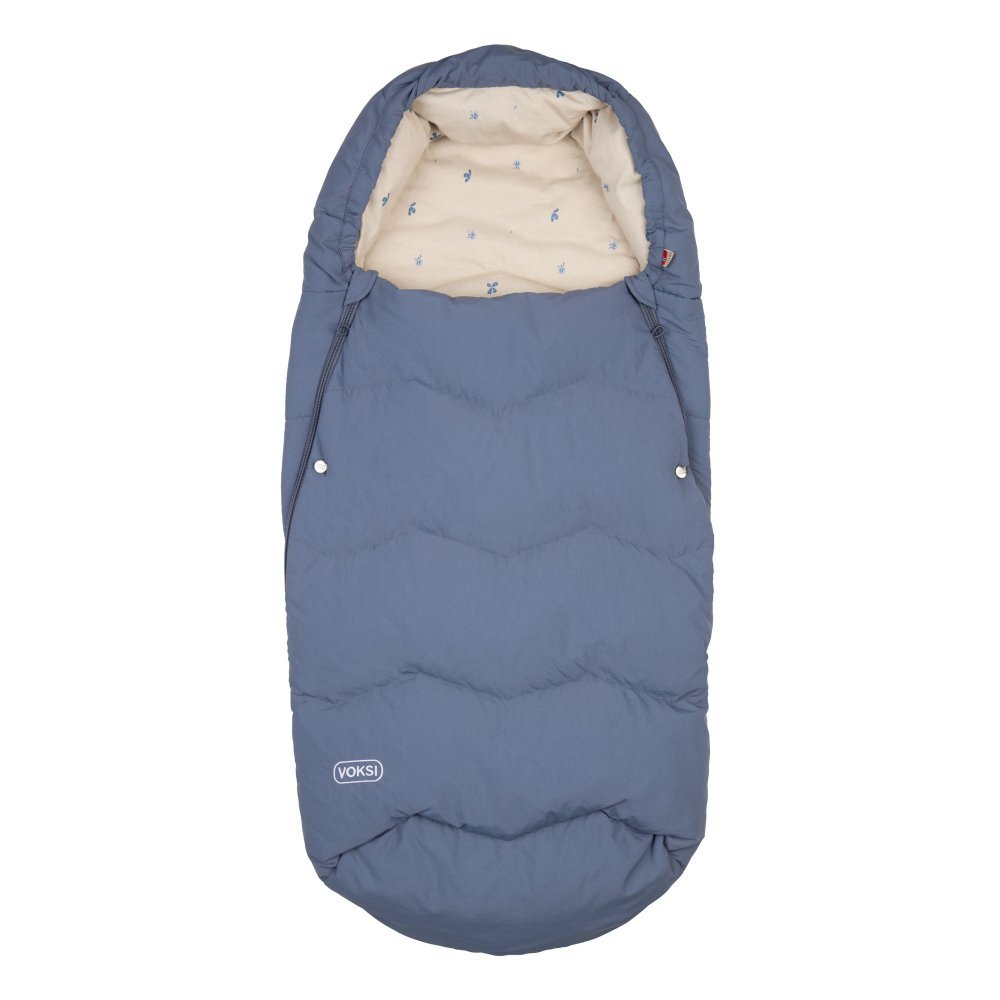 Voksi Sac de iarna pentru carucior Explorer Albastru piatra
