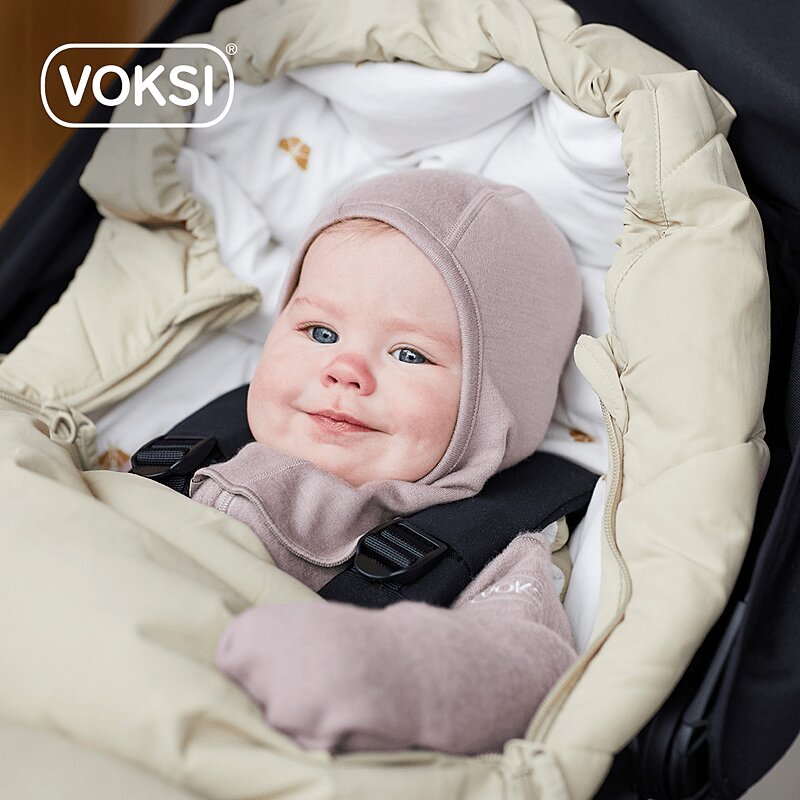 Voksi Sac de iarna pentru carucior Explorer Crem