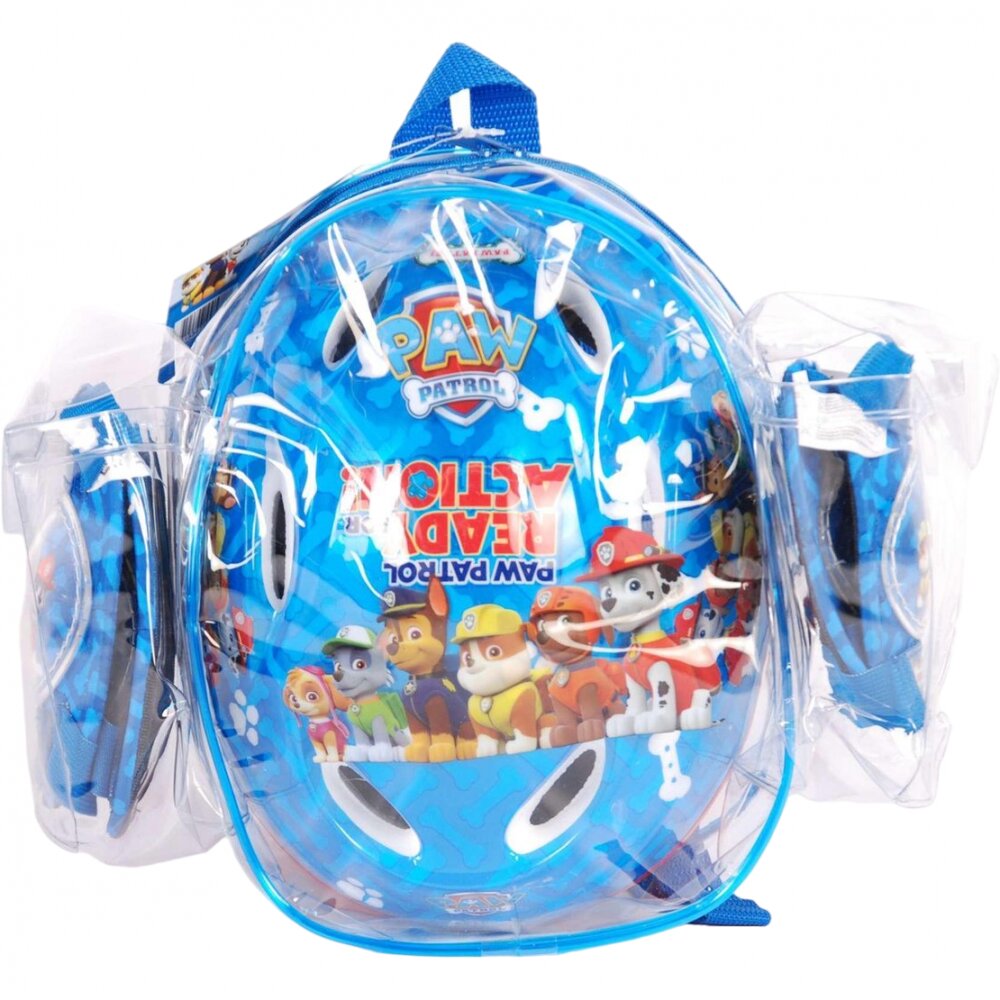 Volare Set casca si protectii cotiere genunchiere Paw Patrol