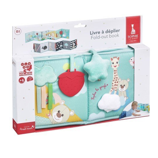 Vulli Carte senzoriala pliabila Girafa Sophie