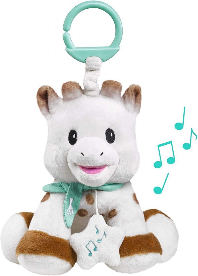 Vulli Jucarie muzicala de plus Girafa Sophie 20 cm