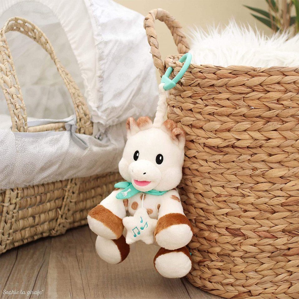 Vulli Jucarie muzicala de plus Girafa Sophie 20 cm