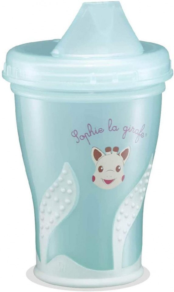 Vulli Pahar anti-curgere 200 ml Girafa Sophie