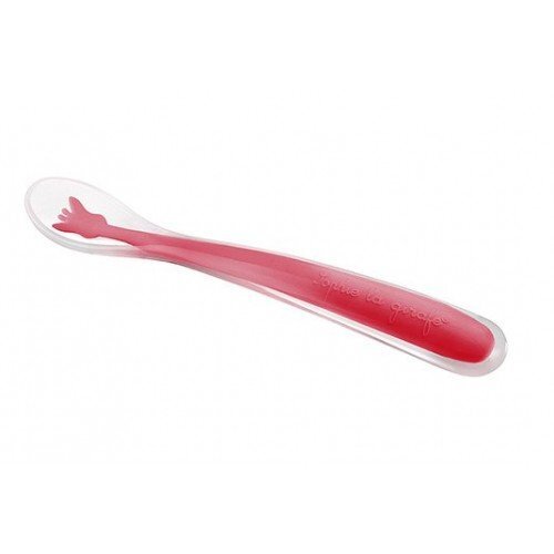 Vulli Set 2 lingurite din silicon Girafa Sophie