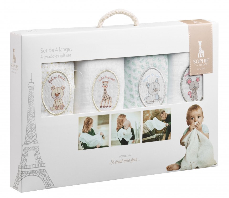 Vulli Set 4 scutece din bumbac 70x70 cm