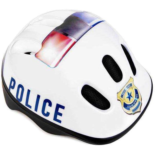 WeeRide Scaun bicicleta copii Deluxe pozitie montare centru 15 kg si casca protectie XS 44-48 Police WR03SKPL