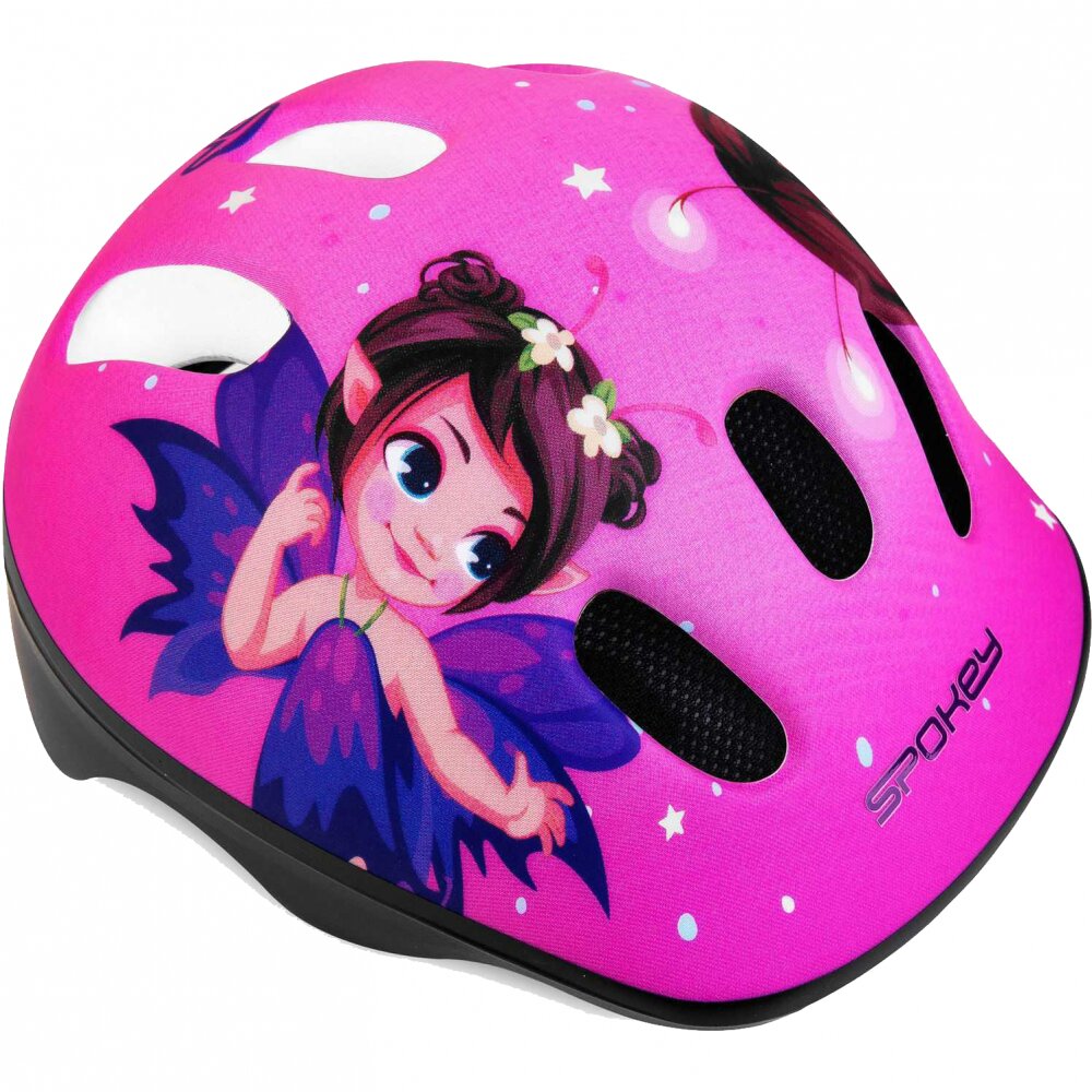 WeeRide Scaun bicicleta copii SafeFront Deluxe pozitie montare centru 15 kg si casca protectie XS 44-48 Fairy Tale denim
