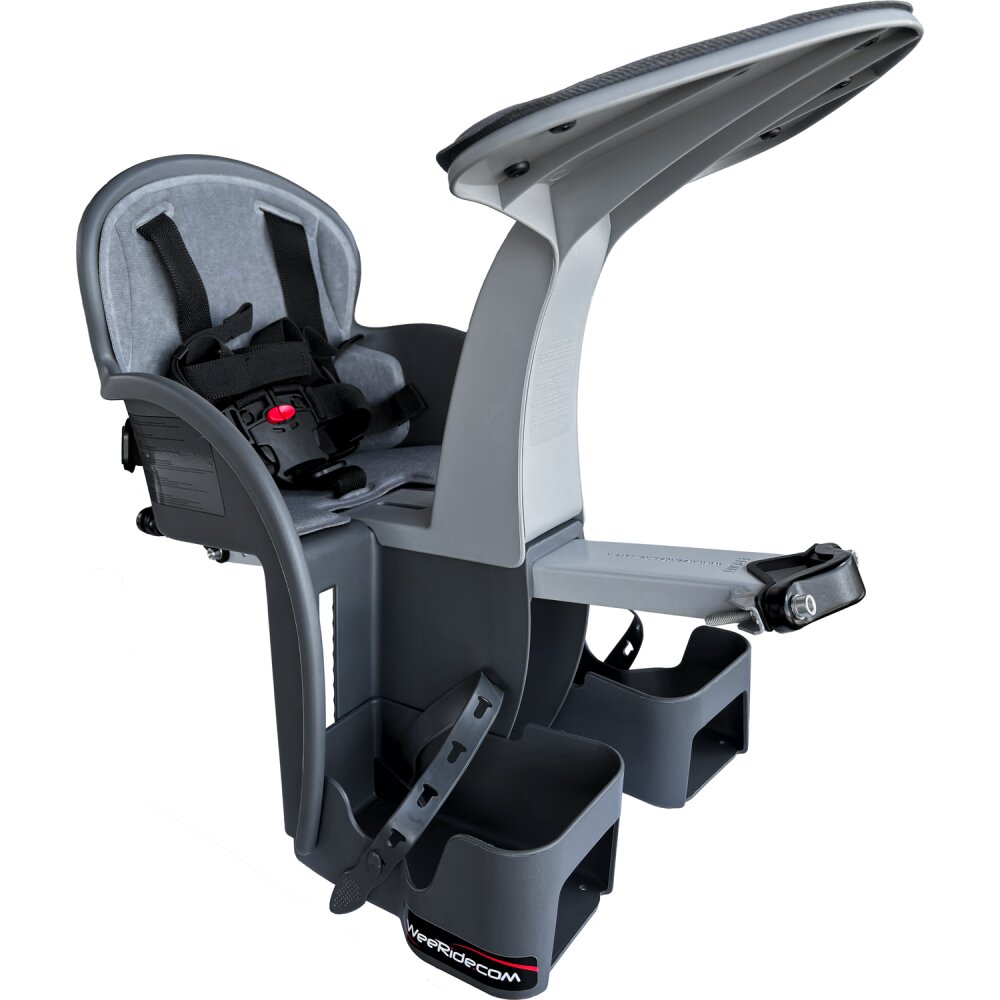 WeeRide Scaun de bicicleta pentru copii SafeFront Clasic pozitie montare centru greutate admisa 15 kg