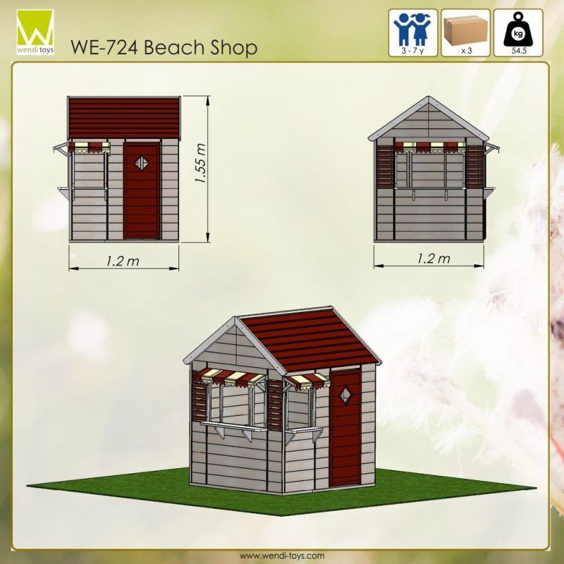 Wendi Toys Casuta de gradina Beach Shop M16