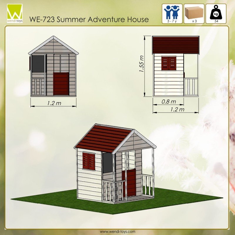 Wendi Toys Casuta de gradina Summer Adventure House M5