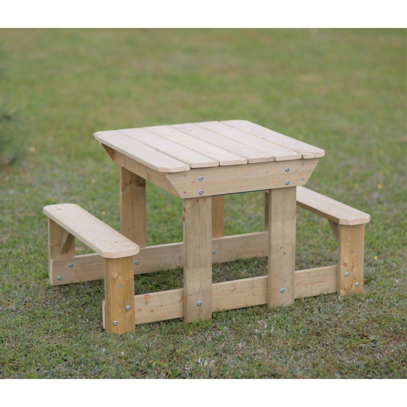 Wendi Toys Masa de picnic senzoriala cu bancute si loc pentru nisip si apa T3