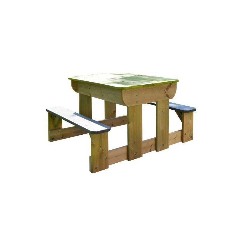 Wendi Toys Masa de picnic senzoriala T2 Deluxe cu bancute si loc pentru nisip si apa