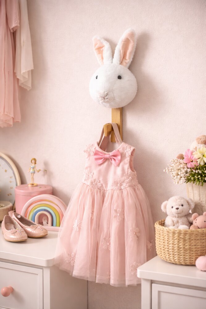 Wild & Soft Cuier decorativ handmade din bambus Wild and Soft Iepuras