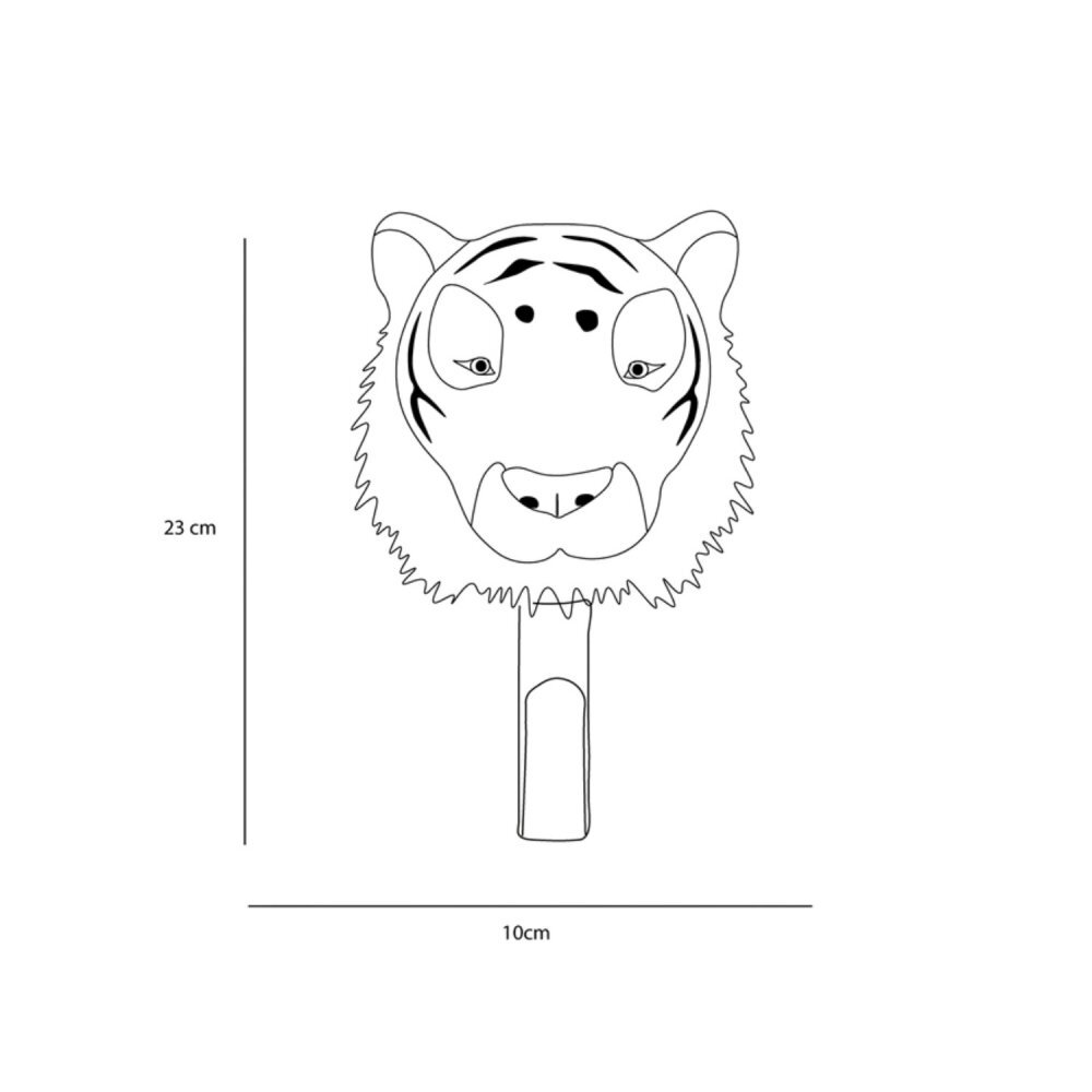 Wild & Soft Cuier decorativ handmade din bambus Wild and Soft Tigru