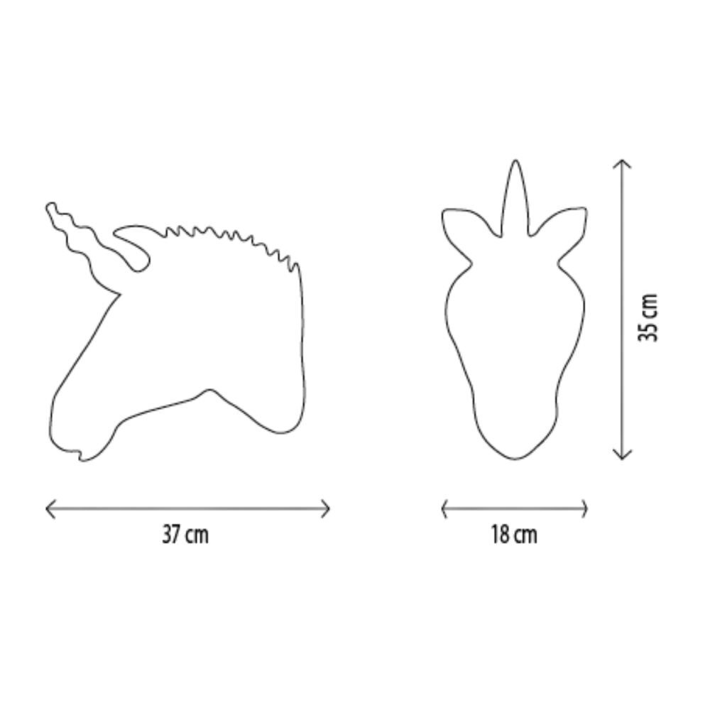 Wild & Soft Decoratiune de perete Wild and Soft cap de unicorn Claire