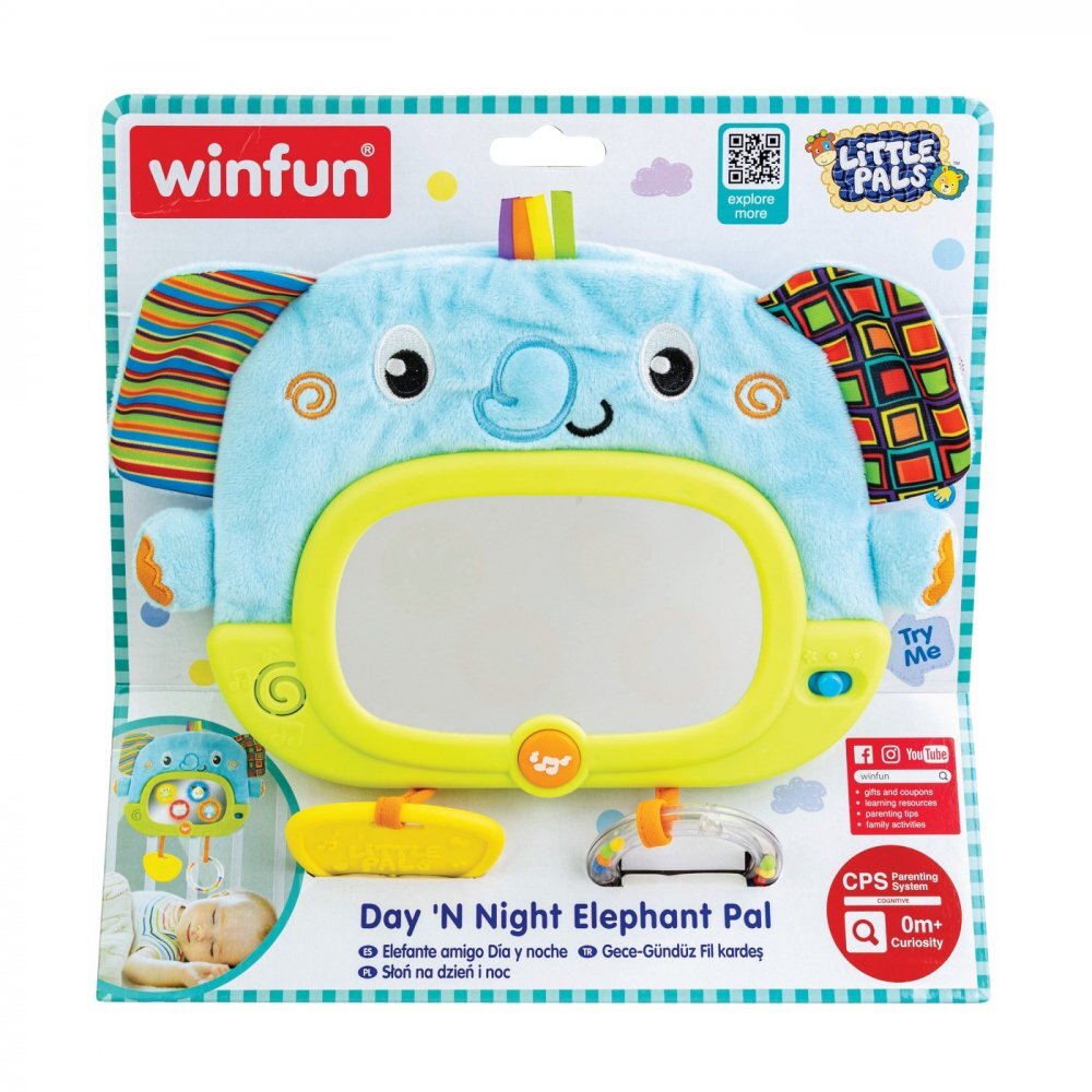 WINFUN Jucarie interactiva pentru bebelusi elefantel
