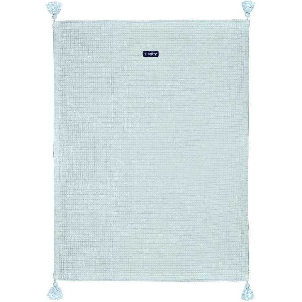 Womar Zaffiro Patura de waffle bumbac 75 x 100 cm Verde Menta