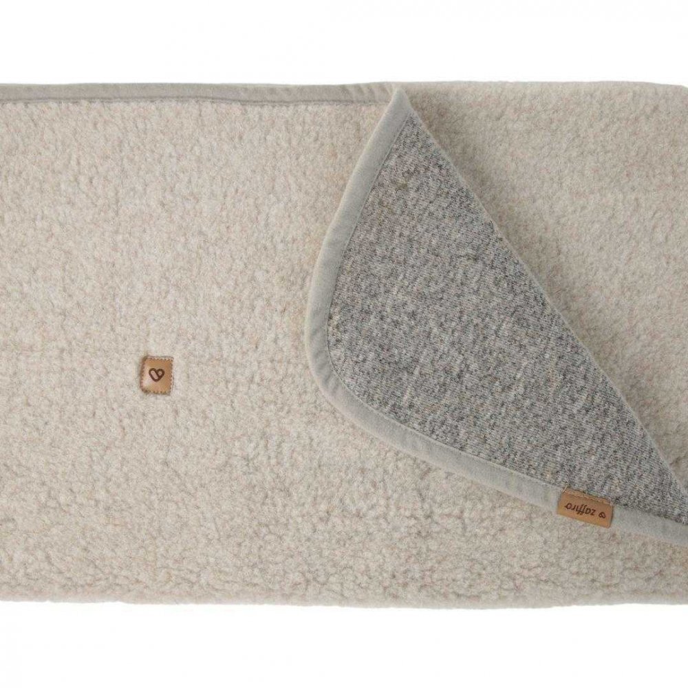 Womar Zaffiro Patura din lana de miel 75x100 cm bej