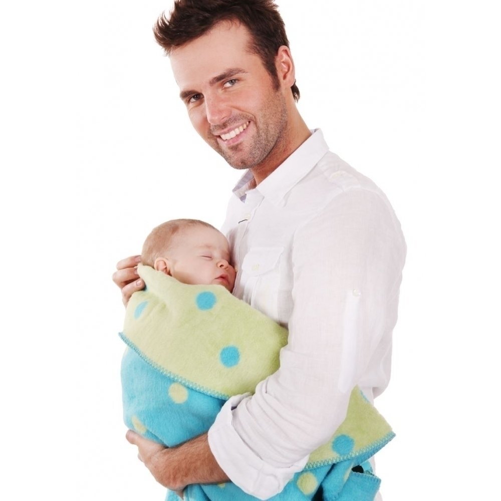 Womar Zaffiro Paturica bebelusi Bumbac Buline 75x100 AN-KBB-01