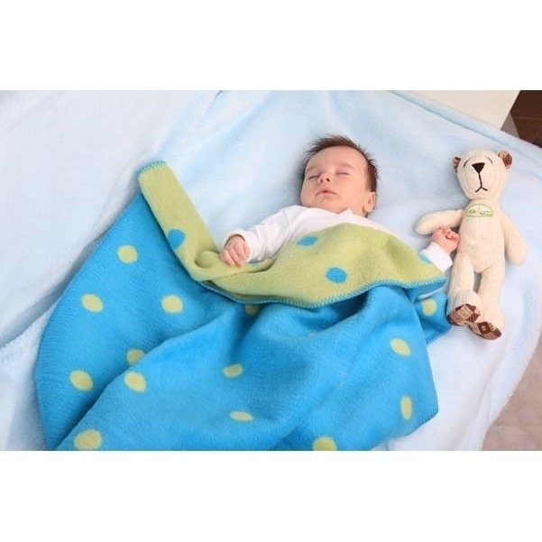 Womar Zaffiro Paturica bebelusi Bumbac Buline 75x100 AN-KBB-01
