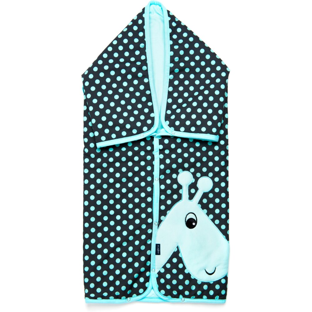 Womar Zaffiro Paturica multifunctionala cu broderie Girafa AN-OWZF-04GR