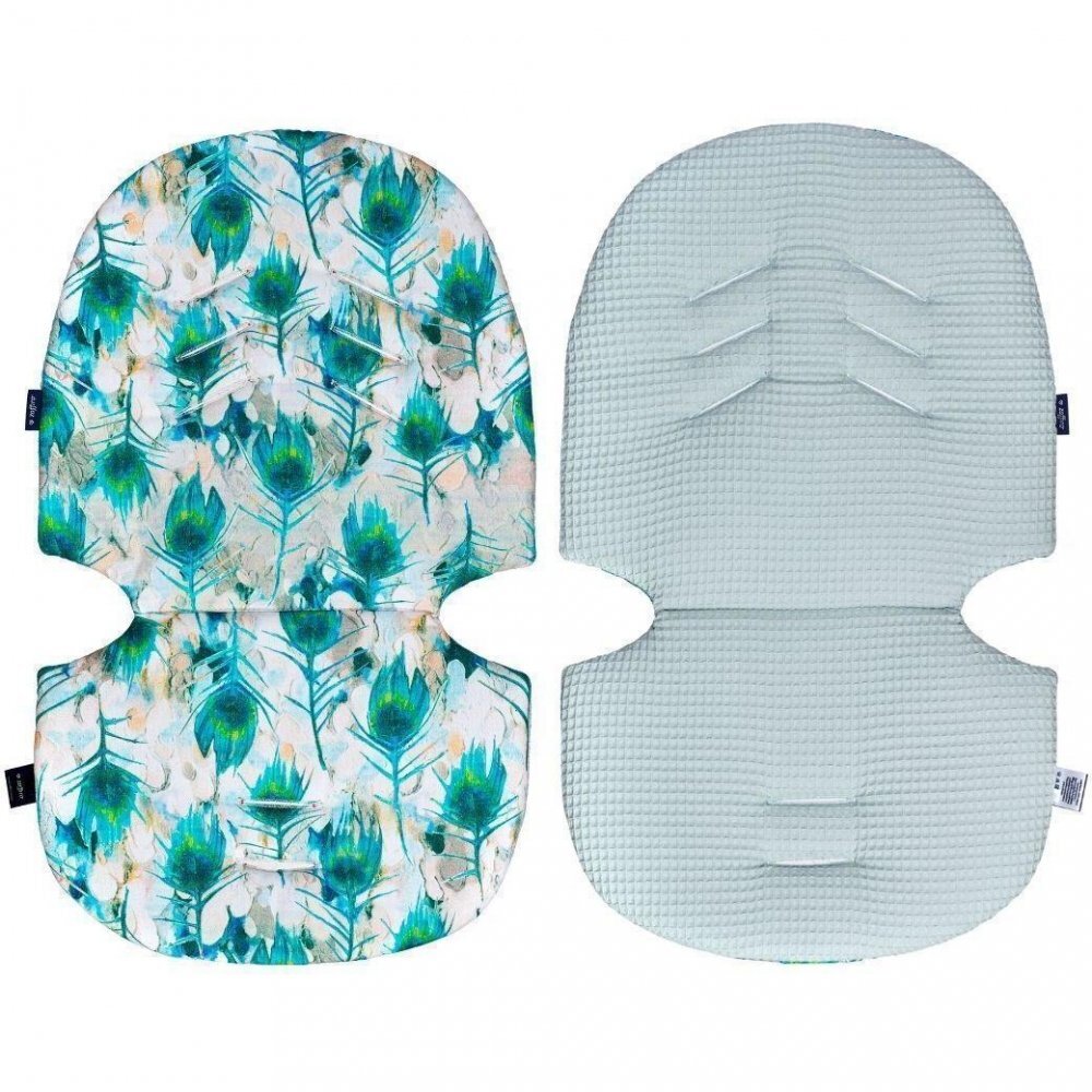 Womar Zaffiro Perna pentru carucior N3 Bumbac Waffle Peacock