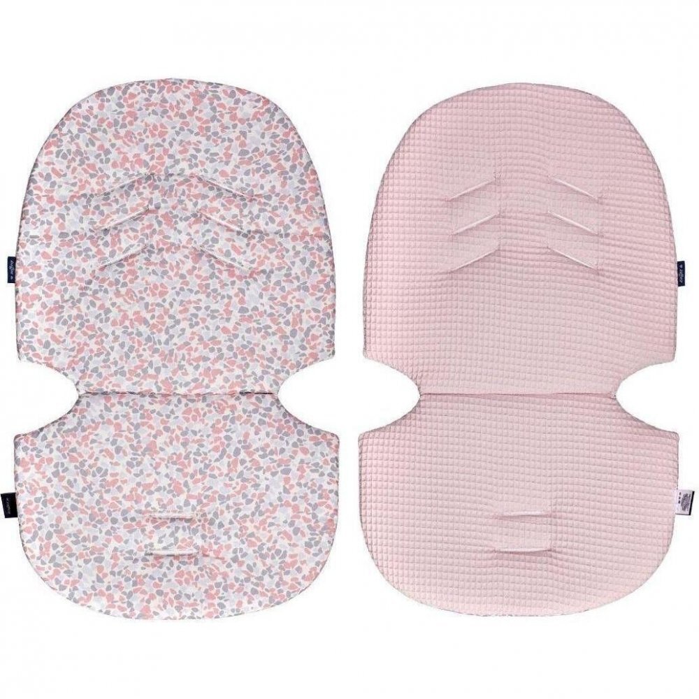 Womar Zaffiro Perna pentru carucior N3 Bumbac Waffle Pink Stones