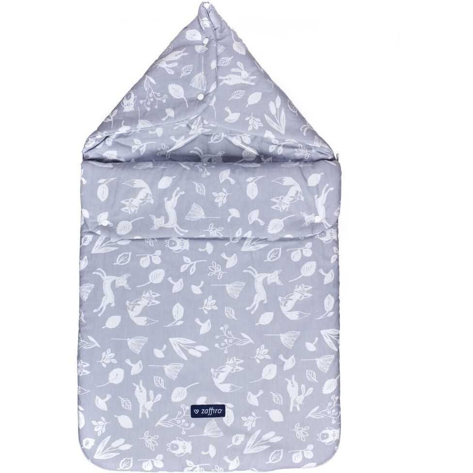 Womar Zaffiro Port Bebe bumbac 5 in 1 grey forest