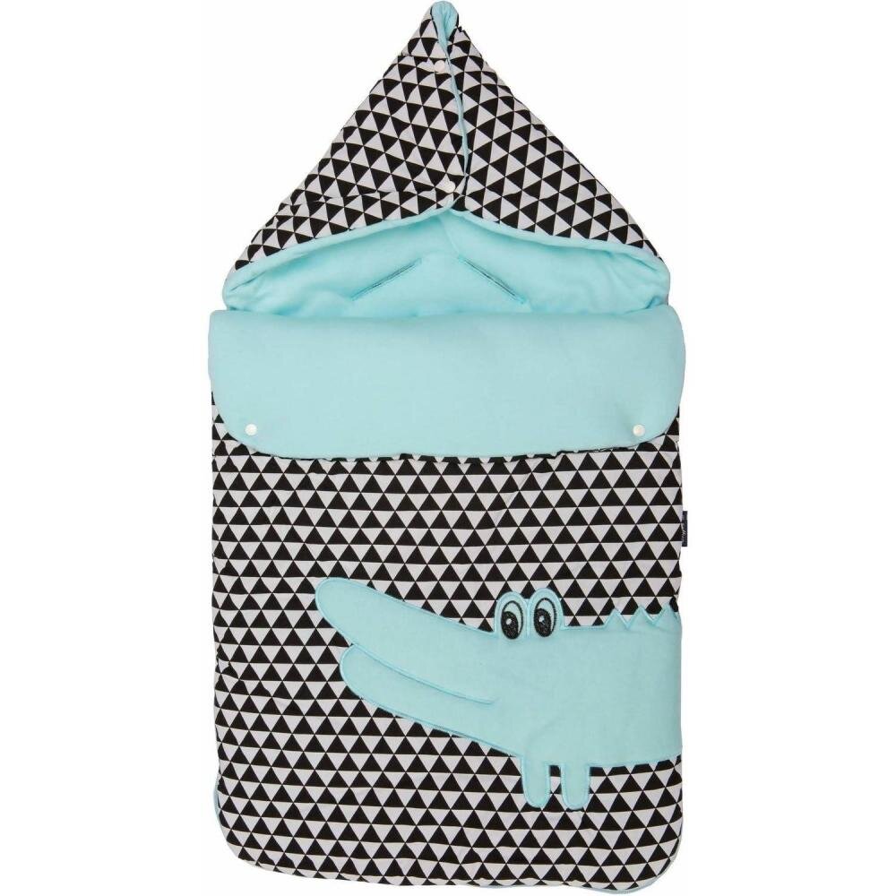 Womar Zaffiro Port Bebe cu broderie Crocodil Turcoaz