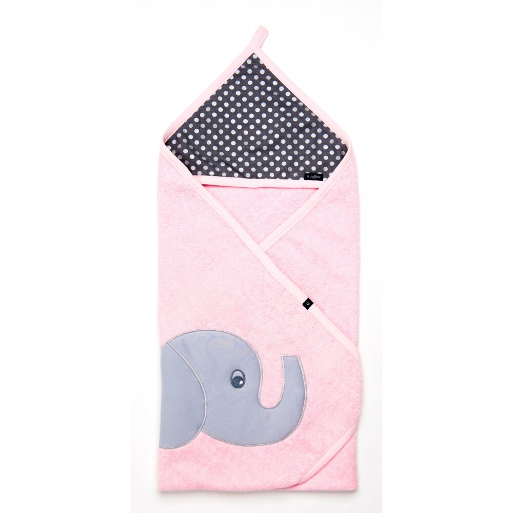 Womar Zaffiro Prosop de baie cu broderie Elefant 80x80 AN-ZE-80