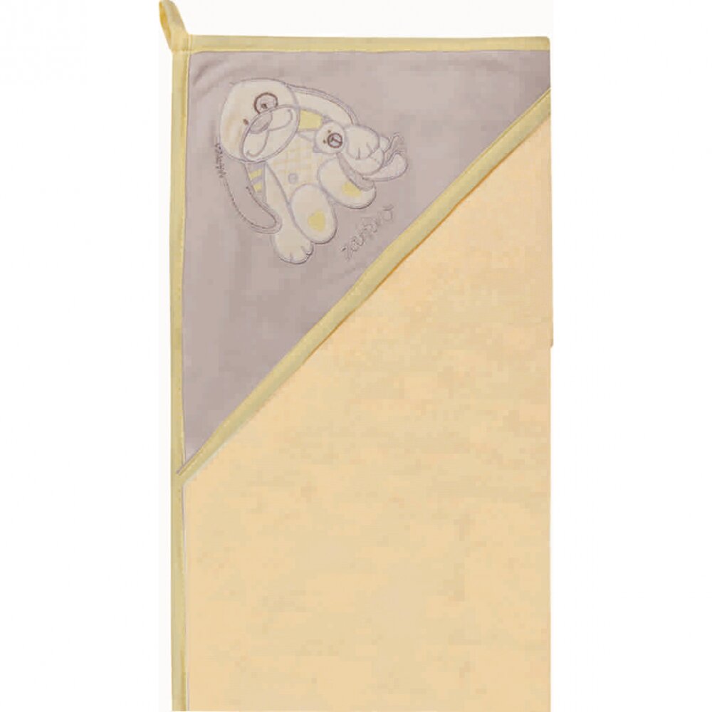 Womar Zaffiro Prosop de baie cu gluga imprimeu velur 100 x 100 cm AN-OW-01-10