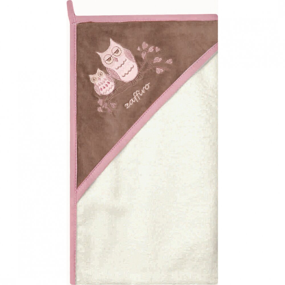 Womar Zaffiro Prosop de baie cu gluga imprimeu velur 80 x 80 cm AN-OW-01