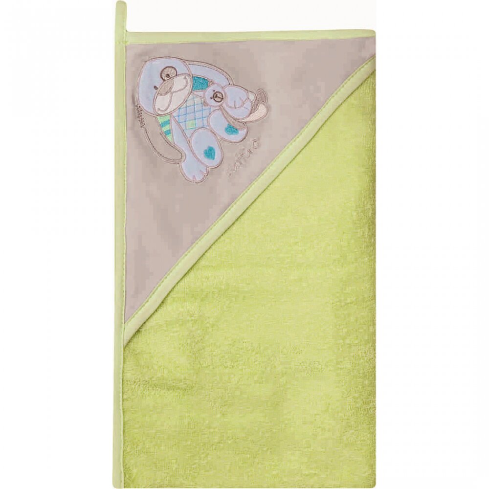 Womar Zaffiro Prosop de baie cu gluga imprimeu velur 80 x 80 cm AN-OW-01