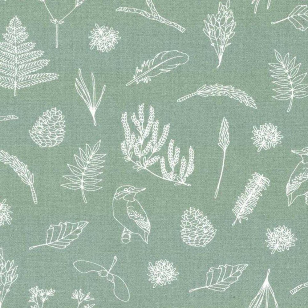 Womar Zaffiro Sac de dormit NO1 85 cm AN-SDNO1-85 Mint Birds