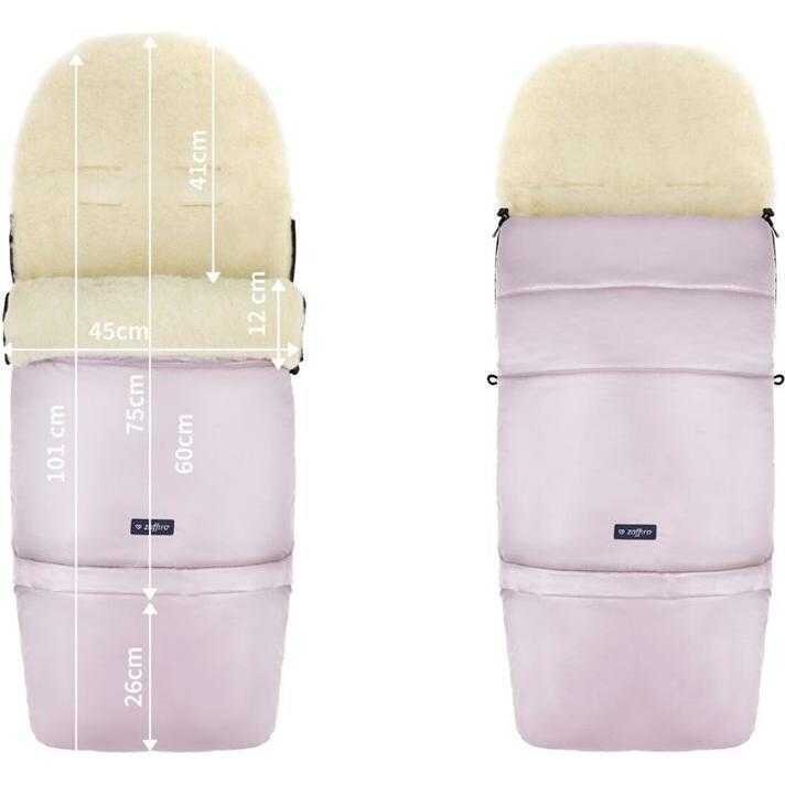 Womar Zaffiro Sac de iarna nego pastel lana oaie
