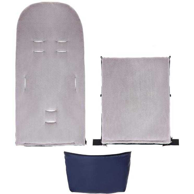 Womar Zaffiro Sac de iarna Nego Pastel Plus extensie navy