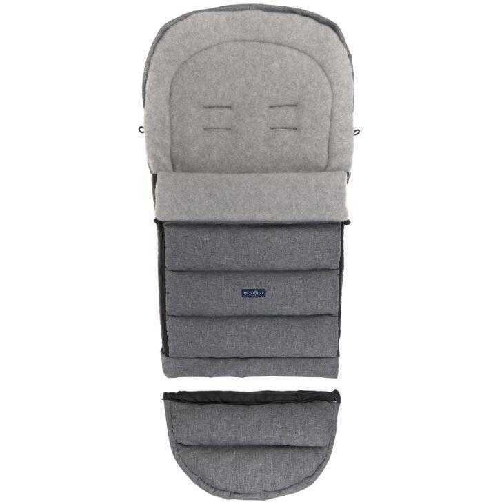 Womar Zaffiro Sac de iarna pentru carucior si scaun auto iGrow 2.0 cu lana oaie premium melange gri
