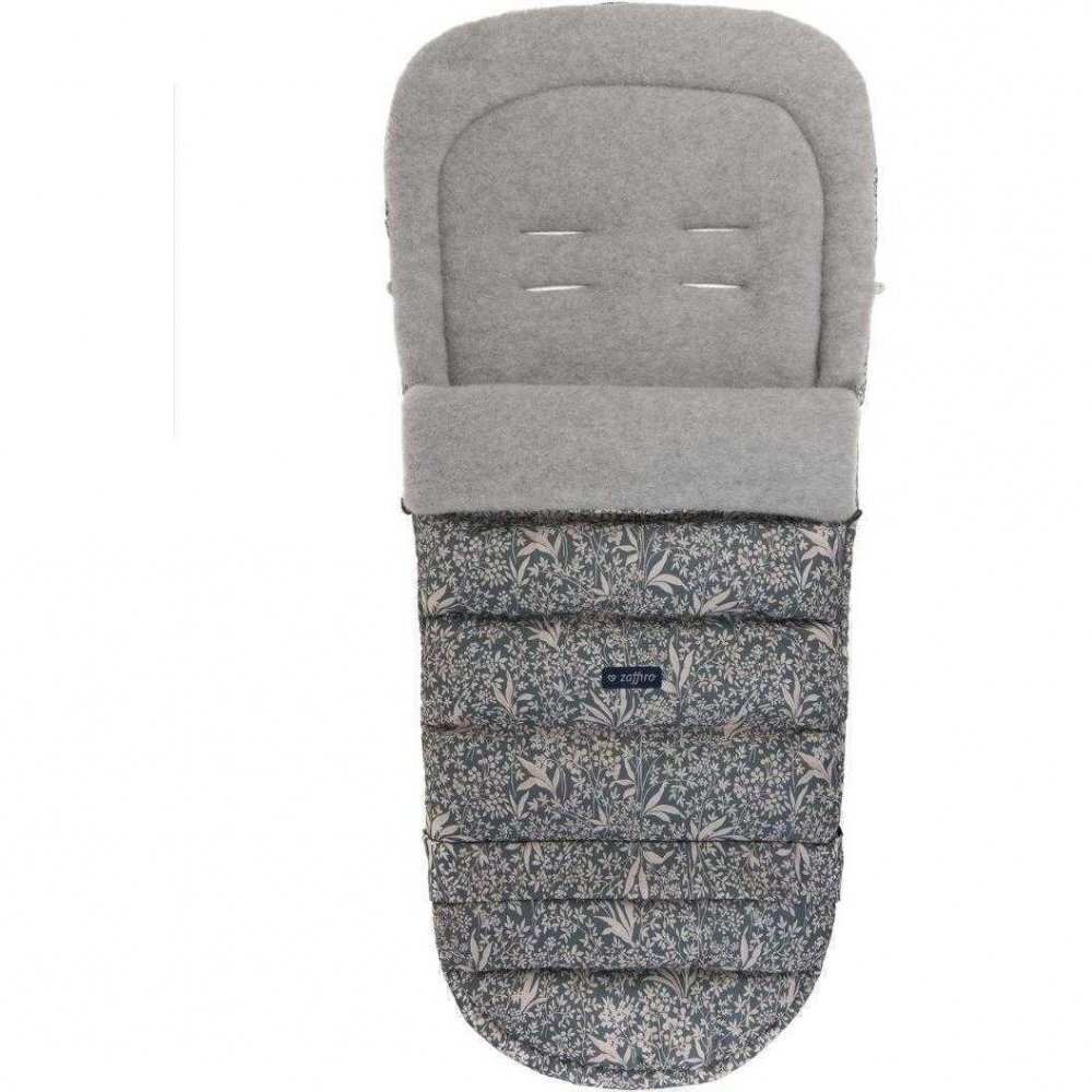 Womar Zaffiro Sac de iarna pentru carucior si scaun auto iGrow 2.0 cu lana oaie premium organic gri