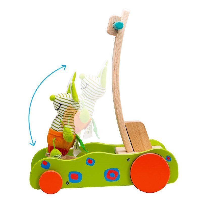 Wonderworld Antemergator din lemn Iepurasii saltareti