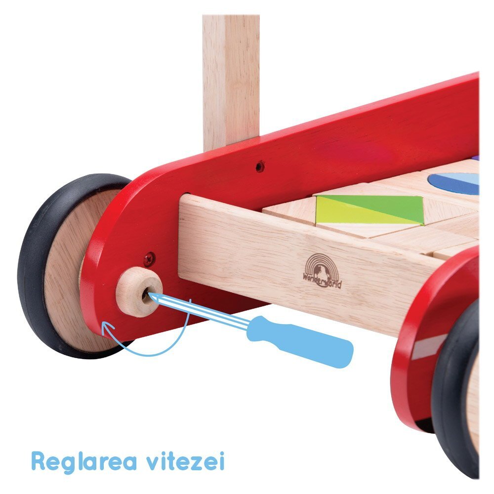 Wonderworld Antemergator Masina de pompieri cu cuburi